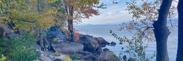 Lake Champlain during Fall. Photo by Isabella Soddu. Lake Champlain during Fall. Photo by Isabella Soddu.